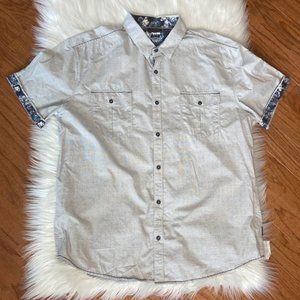 7 Diamonds Broken Halos Stretch Shirt Sz XL